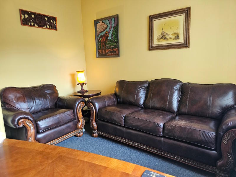 Private consultation room for Dr. Haas' psychiatry sessions